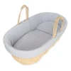 Grey Muslin Basket Grey Muslin Basket