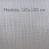 Lote de musselina azul/cinza Lote de musselina azul/cinza