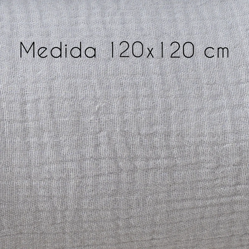 Lote de musselina azul/cinza Lote de musselina azul/cinza