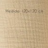 Lote de musselina bege/castanho Lote de musselina bege/castanho