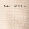 Lote de musselina bege/castanho Lote de musselina bege/castanho
