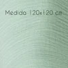 Lote de musselina verde/rosa Lote de musselina verde/rosa