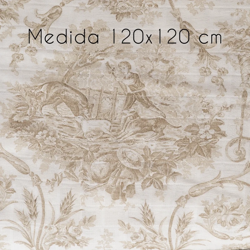Beige/Pink Toile Muslin Lot Beige/Pink Toile Muslin Lot