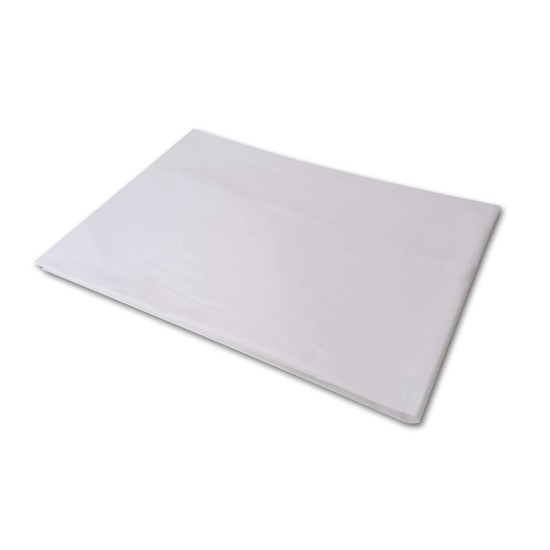 100% Cotton Fitted Sheet, Adjustable with Elastic Bands (White, Cot 60 x 120)