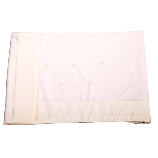 Set of Mini Crib Sheets 50 x 80 Lucía Beige Light Bodoque
