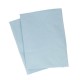 Set of 2 fitted sheets 100% Cotton. Adjustable with rubber. (Light Blue, Car/Carrycot/Cuckoo 80)