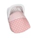 Saco para el grupo 0 Carrusel rosa. (capota no incluida)|Originalbaby Saco para el grupo 0 Carrusel rosa. (capota no incluida)