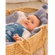 Tricot Bag Baby Carrycot Blue Ice