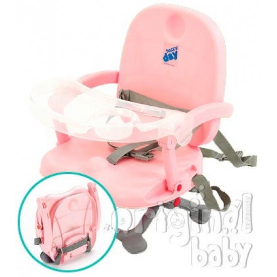 Asiento trona portatil TRAVESÍA Rosa|Originalbaby Asiento trona portatil TRAVESÍA Rosa