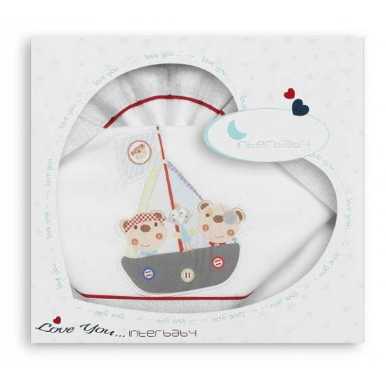 Juego de sábanas minicuna Pirata de Interbaby|Originalbaby Juego de sábanas minicuna Pirata de Interbaby