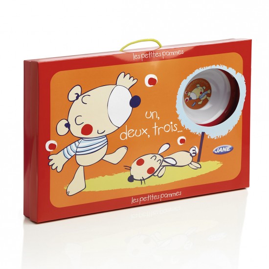 Set vajilla plato termo les petites pommes de 9 piezas Jané|Originalbaby Set vajilla plato termo les petites pommes de 9 piezas Jané