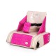 Trona elevador Booster bag rosa y beige de MS|Originalbaby Trona elevador Booster bag rosa y beige de MS