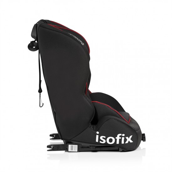 Silla de auto ISOFIX grupo 1-2-3 Penguin negro-gris de MS|Originalbaby Silla de auto ISOFIX grupo 1-2-3 Penguin negro-gris de MS