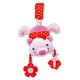Sonajero con velcro y Temblón Rosa|Originalbaby Sonajero con velcro y Temblón Rosa