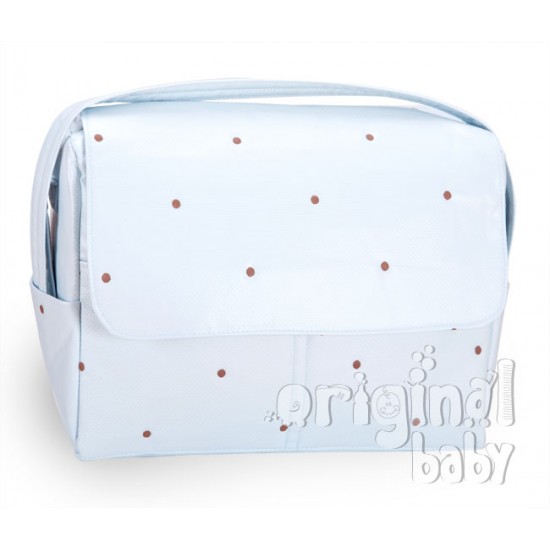 Bolso Plastificado Bodoque Celeste|Originalbaby Bolso Plastificado Bodoque Celeste