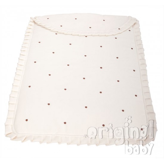 Colcha coche Lucía Chocobeige|Originalbaby Colcha coche Lucía Chocobeige