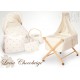 Edredón y protector de cuna 60 x 120, modelo Lucía ChocoBeige|Originalbaby Edredón y protector de cuna 60 x 120, modelo Lucía ChocoBeige