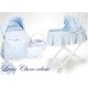 Juego de sábanas maxicuna Lucía Chococeleste|Originalbaby Juego de sábanas maxicuna Lucía Chococeleste