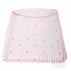 Colcha coche Lucía Choco rosa