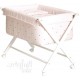 Minicuna de madera tijera Lucía Choco rosa|Originalbaby Minicuna de madera tijera Lucía Choco rosa