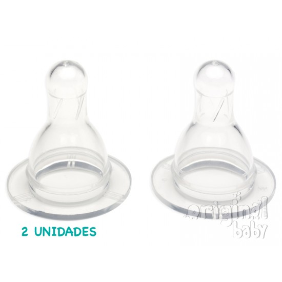 Tetinas recambio Silicona Estándar - 2uds|Originalbaby Tetinas recambio Silicona Estándar - 2uds