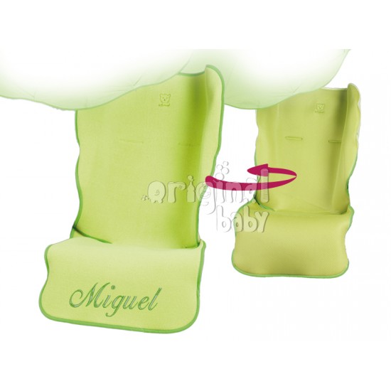 Funda Silla Sencilla Verde Reversible|Originalbaby Funda Silla Sencilla Verde Reversible