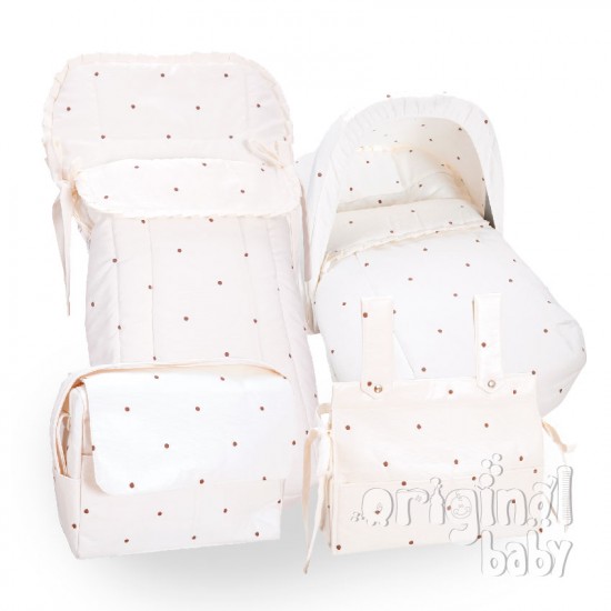 Saco Porta bebé con capota de regalo Bodoque Beige|Originalbaby Saco Porta bebé con capota de regalo Bodoque Beige