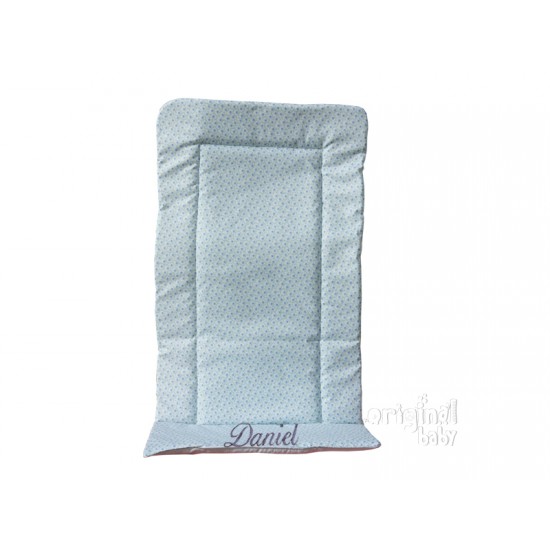 Colchoneta de silla ligera Liberty celeste|Originalbaby Colchoneta de silla ligera Liberty celeste