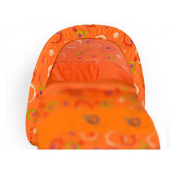 Toldo-Capota Porta bebé Planetas Naranja|Originalbaby Toldo-Capota Porta bebé Planetas Naranja