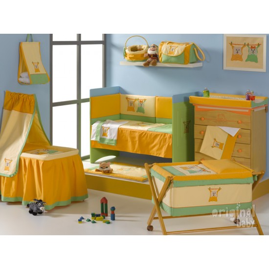 Cesta Botellero habitación bebé. Pinzas 16|Originalbaby Cesta Botellero habitación bebé. Pinzas 16