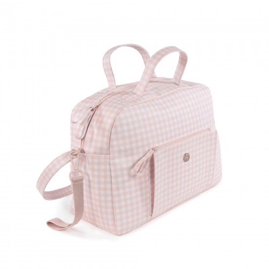 Together Pink/White Basket Bag