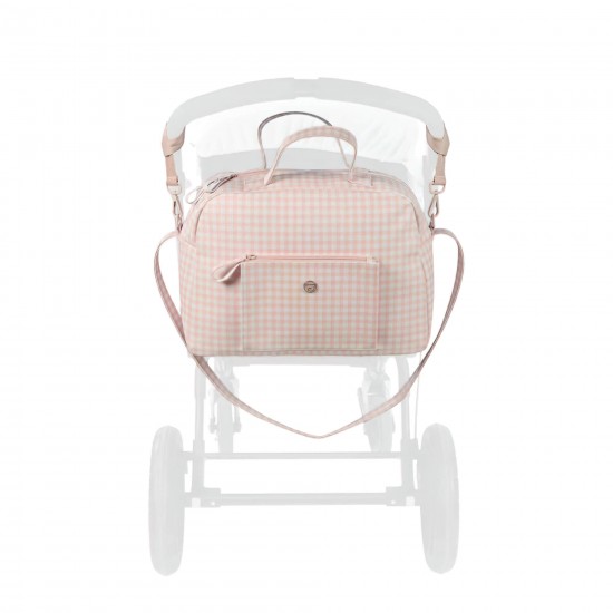 Together Pink/White Basket Bag