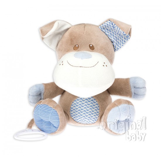 Peluche Musical Perrito Celeste|Originalbaby Peluche Musical Perrito Celeste