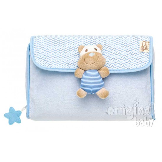 Porta pañales perrito azul|Originalbaby Porta pañales perrito azul