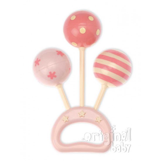 Sonajero Bolas rosa|Originalbaby Sonajero Bolas rosa