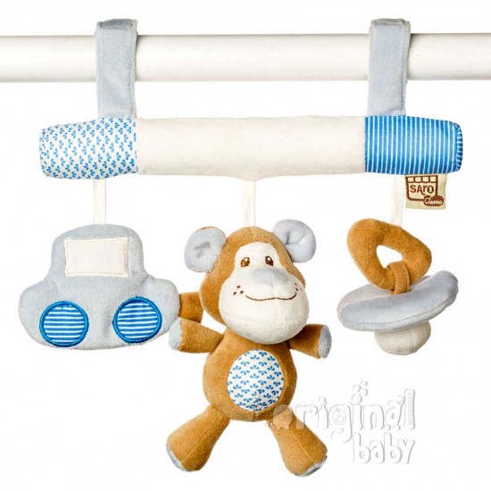 Sonajero pequeños amigos Osito celeste|Originalbaby Sonajero pequeños amigos Osito celeste