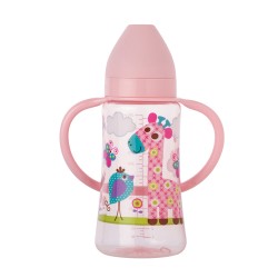 Maxi Biberón 360ml Jirafa Rosa Saro