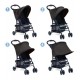 Capota para silla de paseo negra Summer Infant|Originalbaby Capota para silla de paseo negra Summer Infant