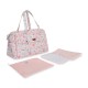 Maternity Bag + Changing Pad + Pacifier Holder Sweet Lily Pink