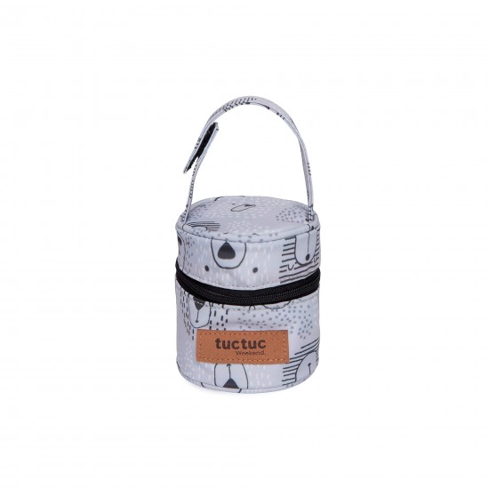 Bears Gray Pacifier Holder