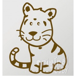 Decorative vinyl zebra standing series 29