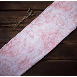 Muselina para bebé Toile de Jouy color Rosa