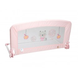Barrera de cama super alta rosa
