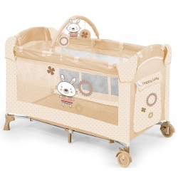 Cuna de viaje Dream Bunny beige