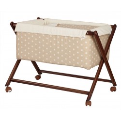 Minicuna Estrellas Beige DOSEL NO INCLUIDO