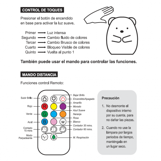 Lampara Infantil Bear|Originalbaby Lampara Infantil Bear