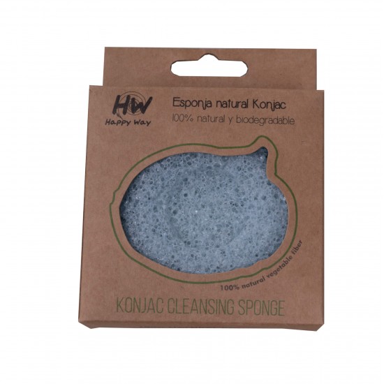 Esponja Konjac Flor Azul