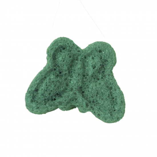 Green Butterfly Konjac Sponge