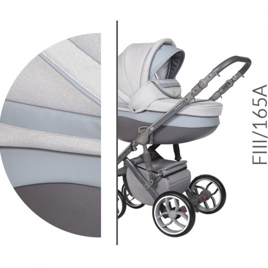 3 FASTER Model FIII / 165A BEIGE / GRAPHITE LEATHER 3 FASTER Model FIII / 165A BEIGE / GRAPHITE LEATHER