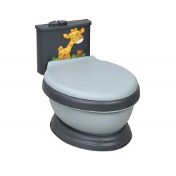 Orinal Musical WC Jirafa Gris-Negro